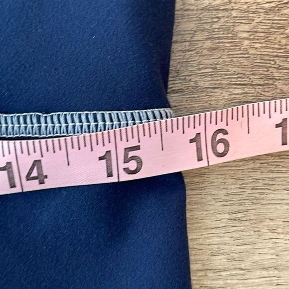 WeWoreWhat Womens Silhouette Ankle Flare One-Piece Athletic Jumpsuit Navy XL - Picture 12 of 13